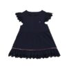 Vestito con dettagli in sangallo
