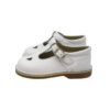 Scarpa due occhi in pelle con fibbia