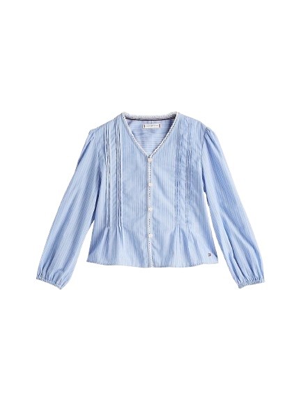 Camicia a righe in cotone