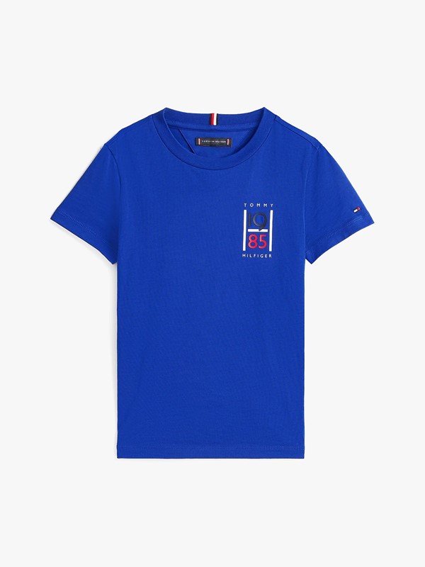 T-shirt mezza manica con grafica e logo