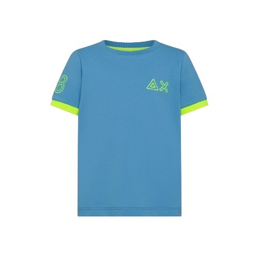 T-shirt mezza manica con logo ricamato