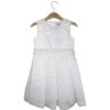 Vestito con roselline al collo