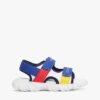 Sandalo multicolor con doppio velcro