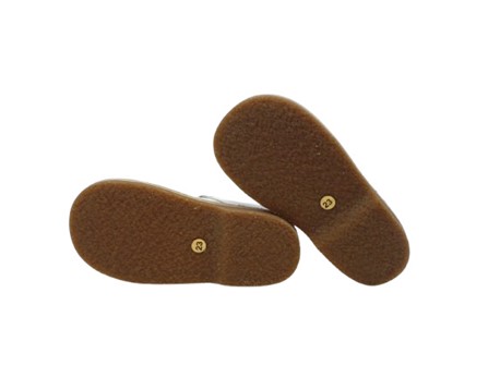 Scarpa due occhi in pelle con fibbia