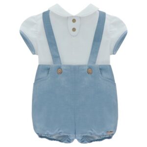 Completo camicia e salopette