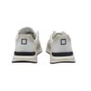 Sneaker in pelle e tessuto tecnico con lacci