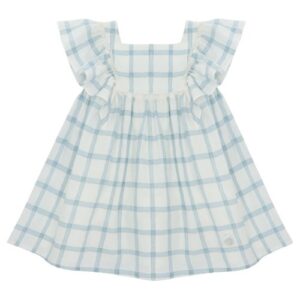Vestito in lino a quadri