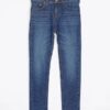 Pantalone denim modello slim fit