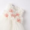 Vestito con corpino con roselline