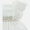 Vestito con maniche in pizzo