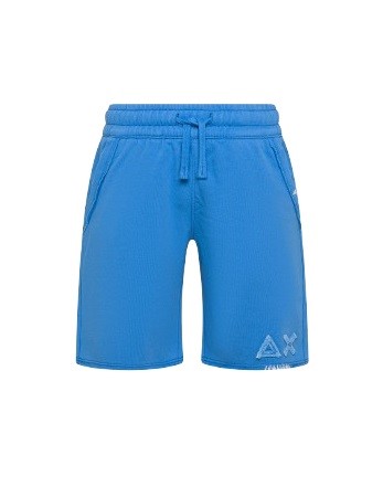 Bermuda in felpa con coulisse