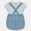Completo camicia e salopette