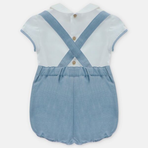 Completo camicia e salopette