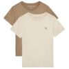 Confezione due t-shirt mezza manica con logo
