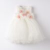 Vestito con corpino con roselline