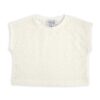 Completo t-shirt traforata e pantalone in lino