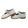 Scarpa due occhi in pelle con fibbia