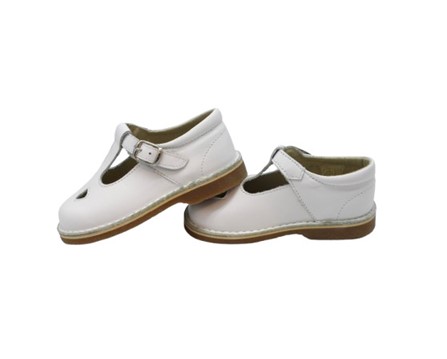 Scarpa due occhi in pelle con fibbia