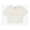 T-shirt mezza manica con stampa it's time to shine