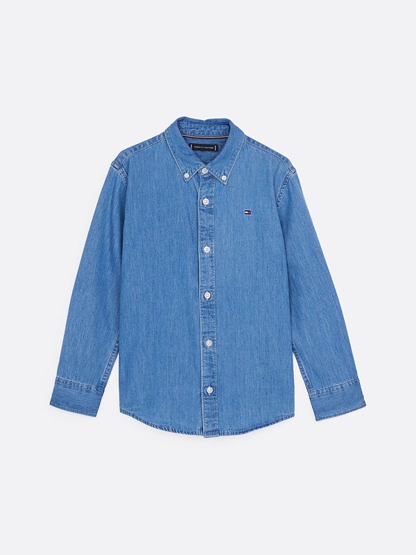 Denim chambray shirt ls
