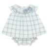 Vestito con coulotte a quadri