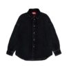 Camicia in denim con maxi logo oval d sul retro