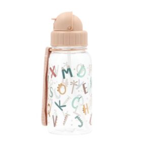Borraccia plastica funny letters