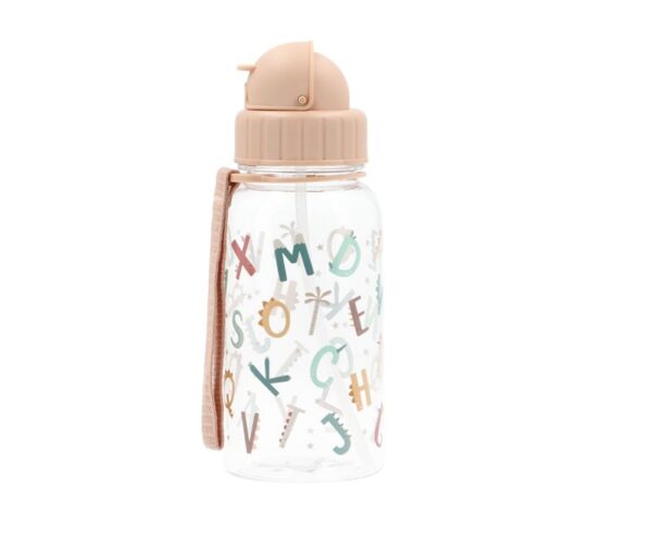 Borraccia plastica funny letters