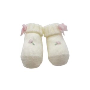 Scarpine con tulipani e fiocco