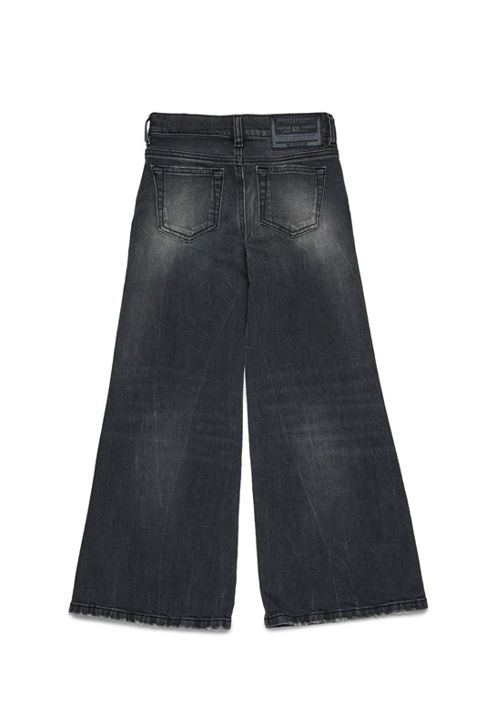 Pantalone denim a zampa