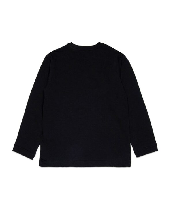 T-shirt in jersey maniche lunghe con stampa logo