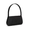 Borsa in tessuto tecnico con logo ricamato a rilievo