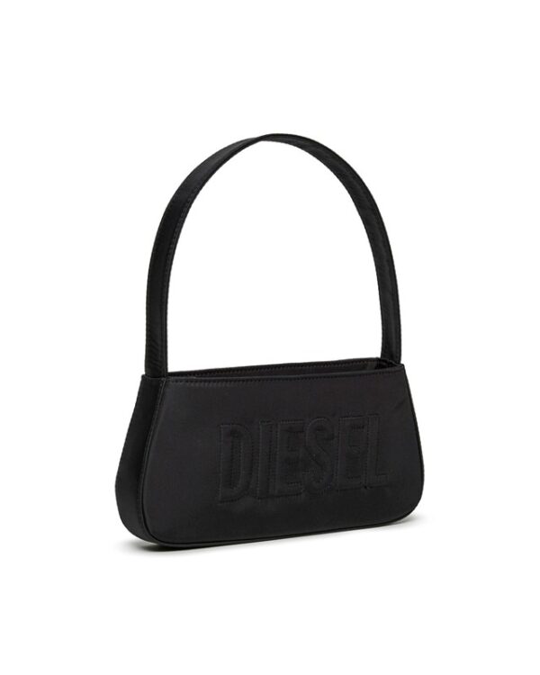 Borsa in tessuto tecnico con logo ricamato a rilievo
