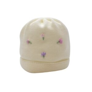Cappellino con fiorellini