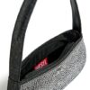 Borsa in denim con strass