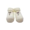 Scarpine con ricamo fiocco e pois