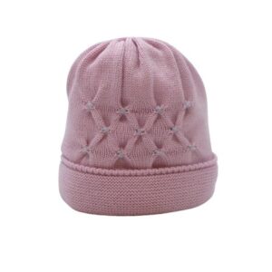 Cappellino con ricamo nido d'ape