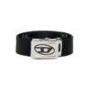 Cintura in tela con logo oval d