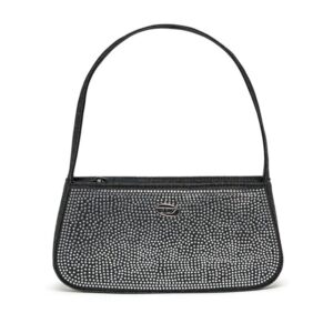Borsa in denim con strass
