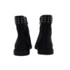 Stivaletto in pelle con borchie e zip