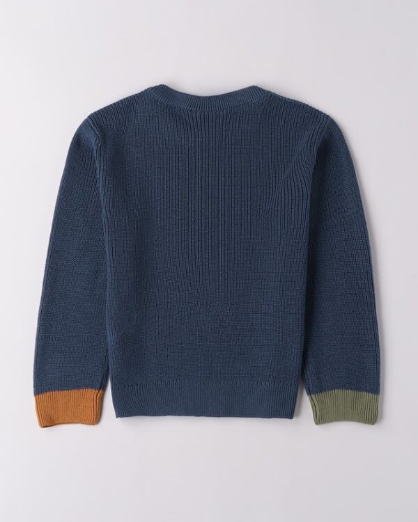 Maglione con dettagli a contrasto