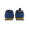 Sneaker bassa in camoscio e tessuto con doppio velcro