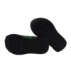 Sneaker bassa in camoscio e tessuto con doppio velcro