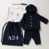 Completo felpa, pantalone, t-shirt e sacca