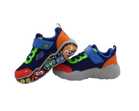 Scarpa ginnica con velcro e lacci