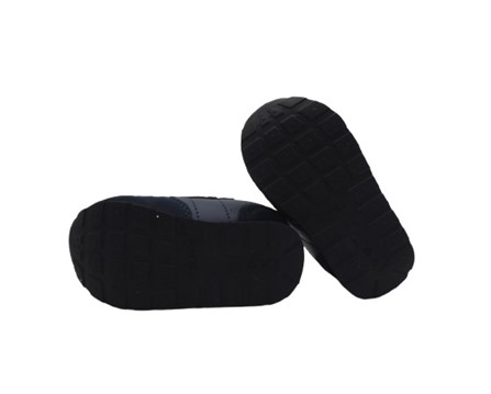 Sneaker bassa in camoscio e tessuto con doppio velcro