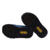 Sneaker bassa in camoscio e tessuto con doppio velcro