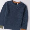 Maglione con dettagli a contrasto