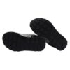 Sneaker bassa in camoscio e glitter con velcro e lacci