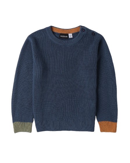 Maglione con dettagli a contrasto